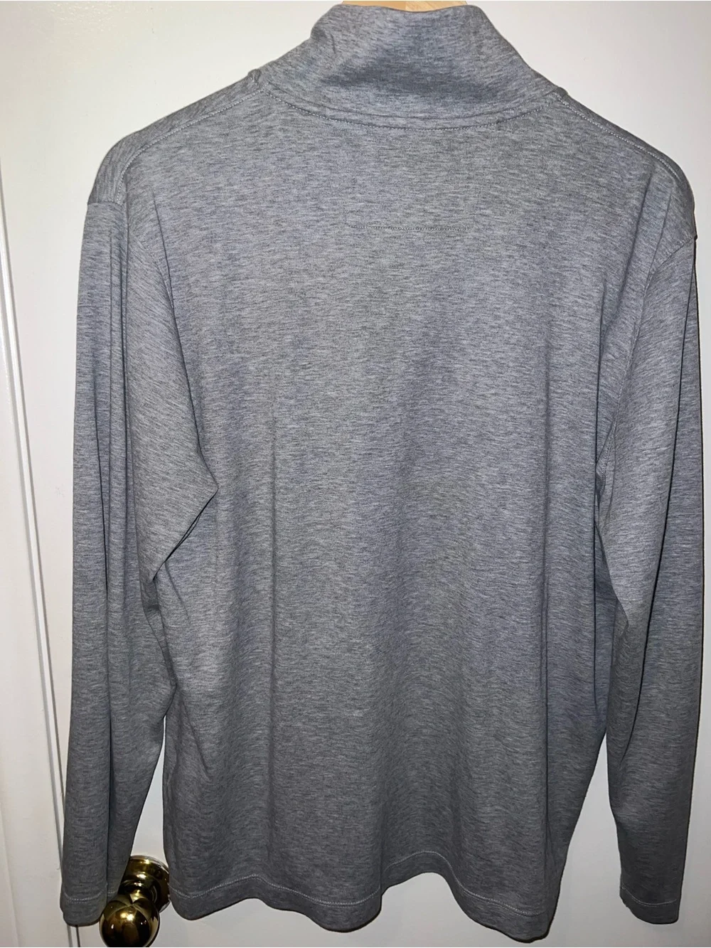 Banana Republic Luxury Touch Men’s Gray Quarter Zip Pullover Size L